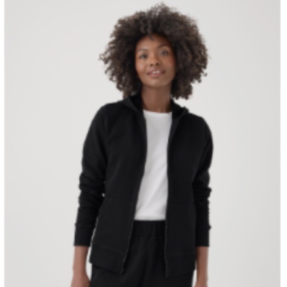 Pact black brushed zip hoodie - Picture 4 of 4